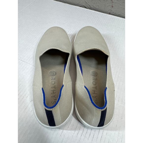 Rothy's The Slip On Sand‎ Knit Fabric Low Top Lifestyle Sneakers Womens Size 6.5 - Picture 3 of 5